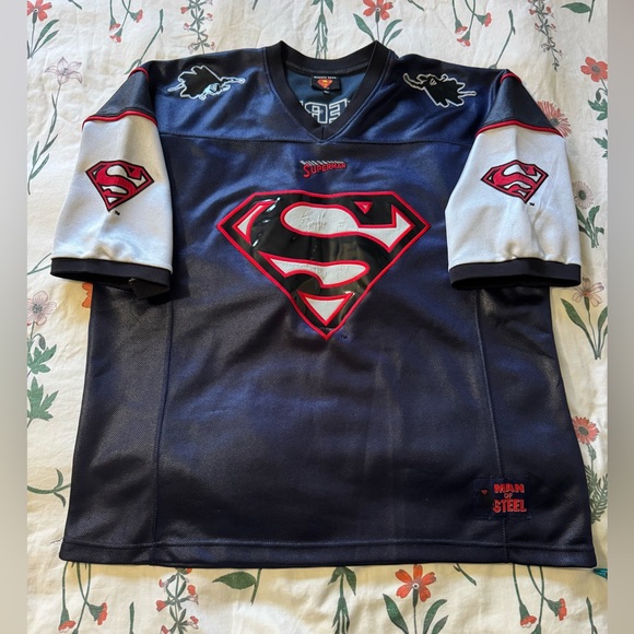 Boxlunch Other - Warner Bros. Superman Black and Navy Jersey